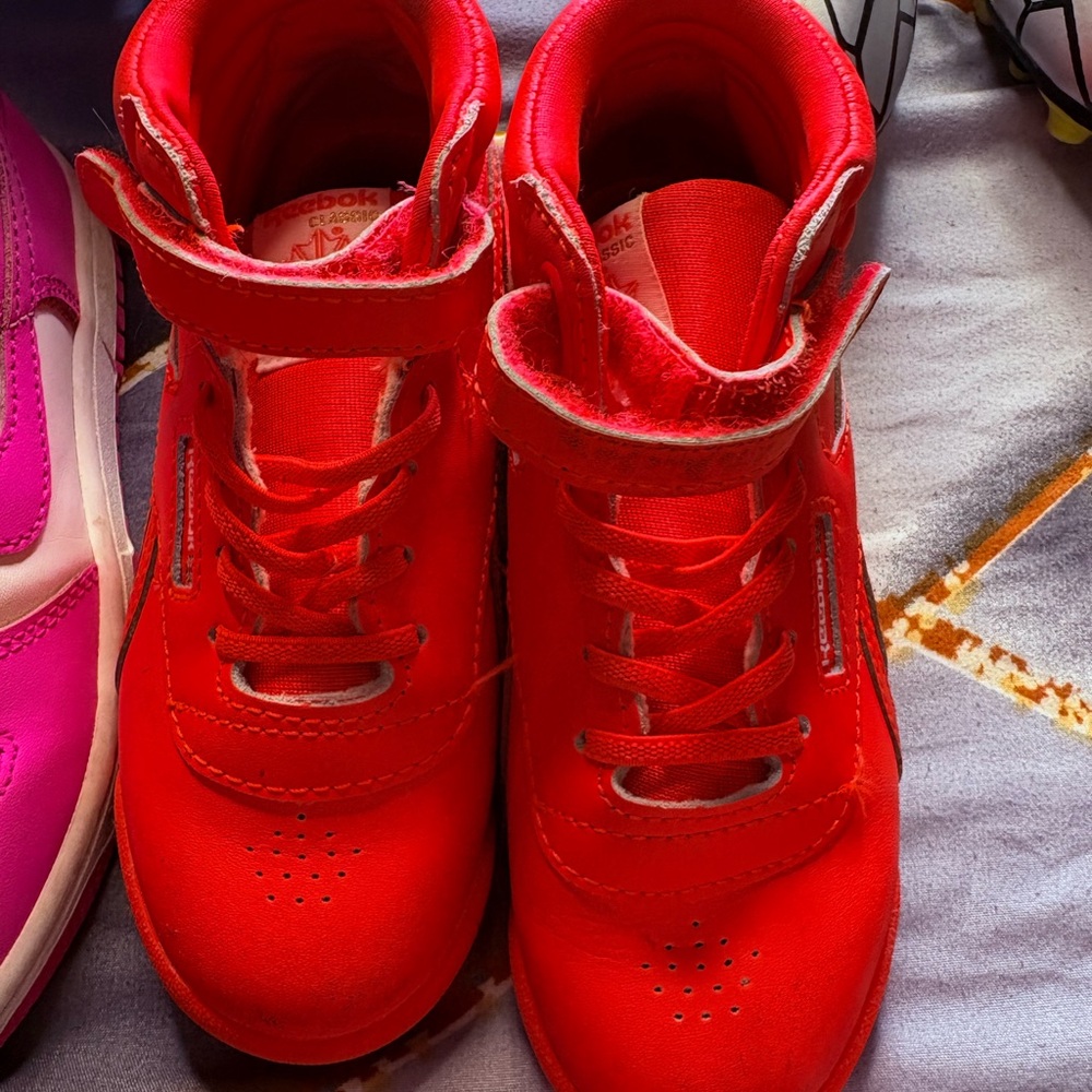 Kids Red Athletic Sneakers - Unbranded